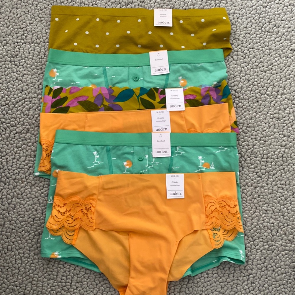 6 pairs Auden women’s underwear